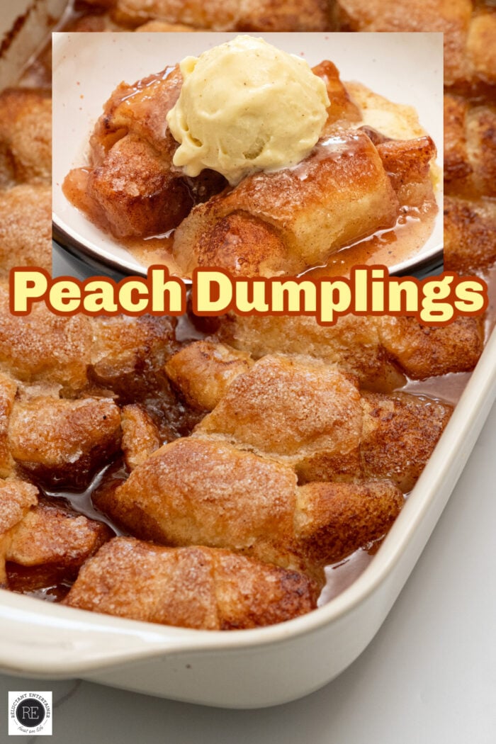 Peach Dumplings