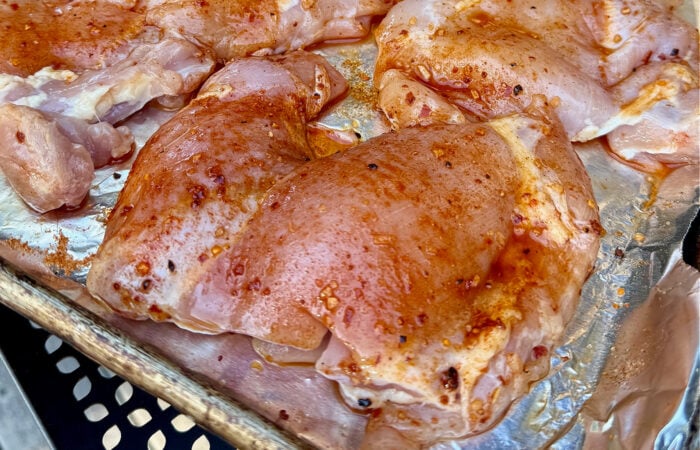 seasoning boneless chicken thighs
