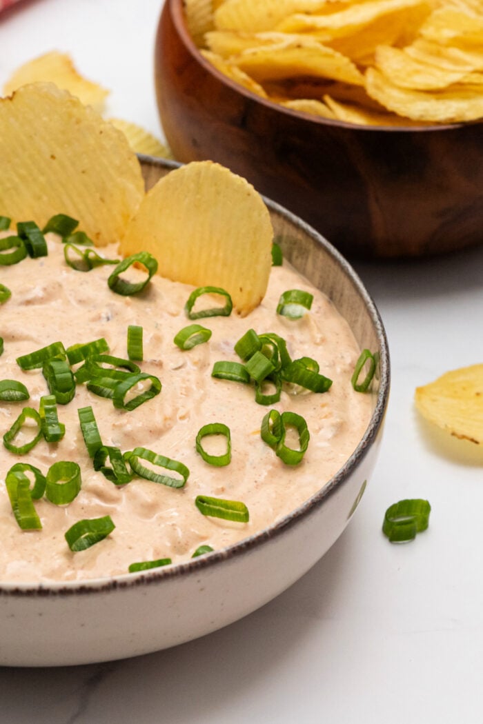 Boat Dip Recipe with green onions
