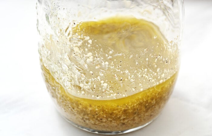 making a light dressing