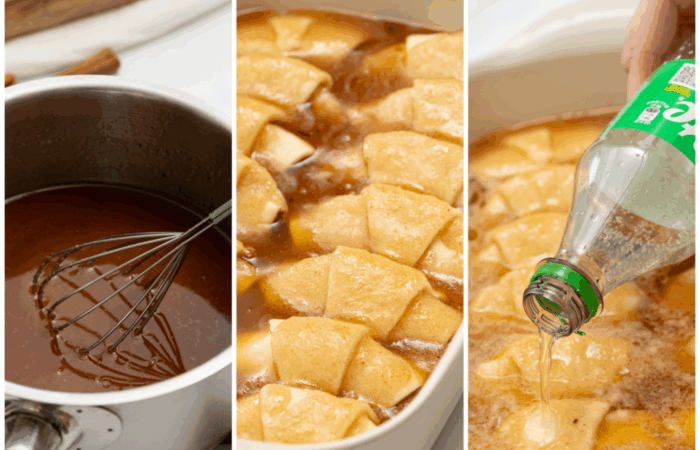 adding Sprite to crescent rolls