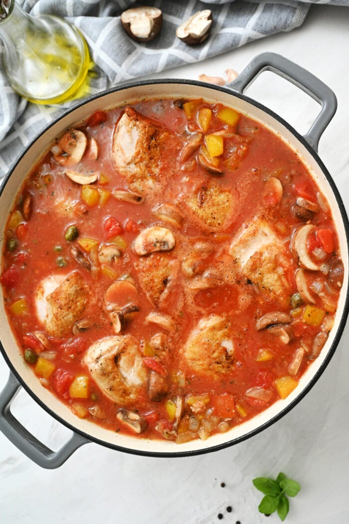 cooking chicken in dutch oven
