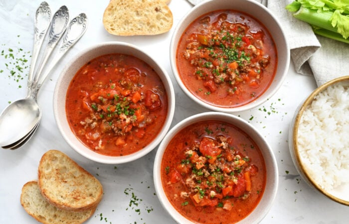 3 bowls of pepper soup