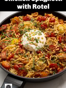 pasta chicken with burrata