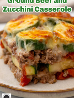 layered beef and zucchini