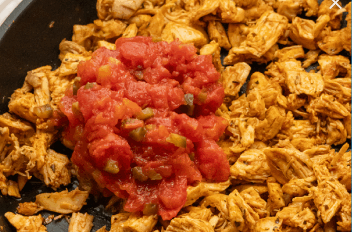 adding rotel to chicken