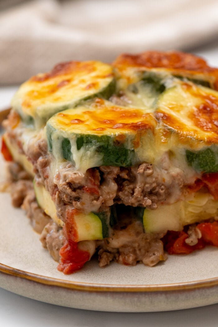 Ground Beef and Zucchini Casserole