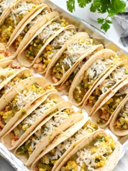Sheet Pan Chicken Tacos