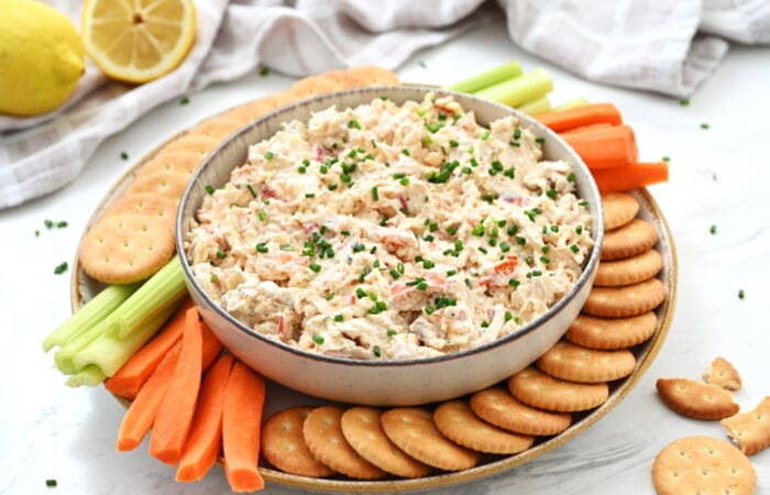 Cold Crab Dip recipe with cruidite