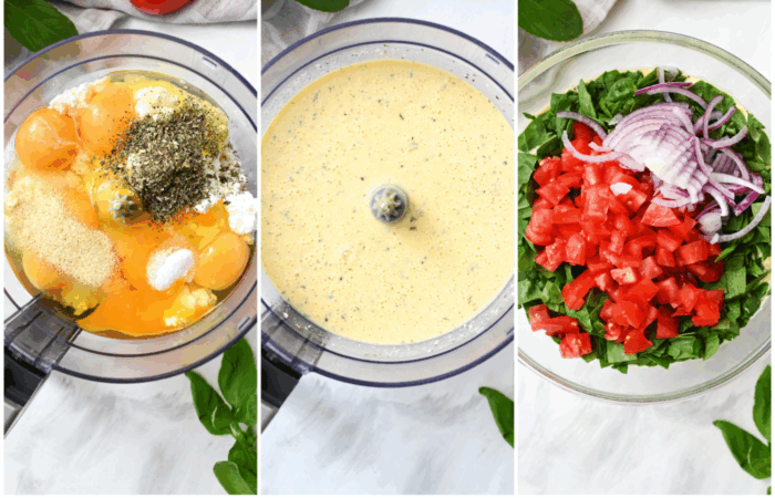 making egg mixture