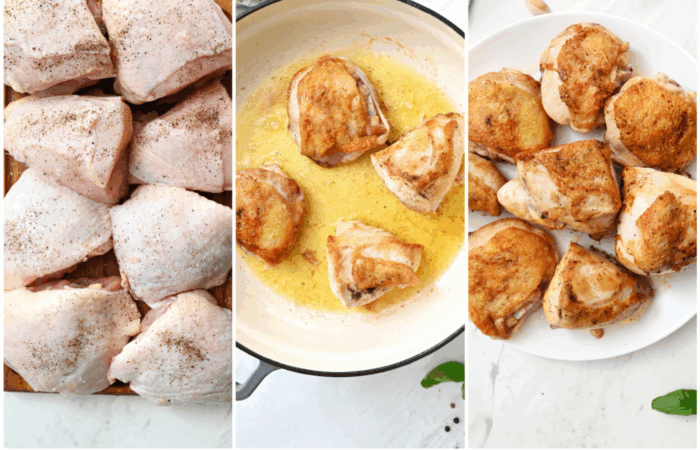 frying chicken