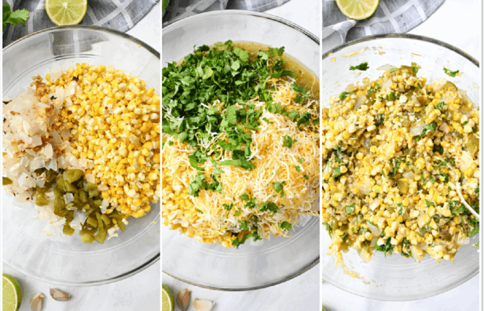 making corn mixture