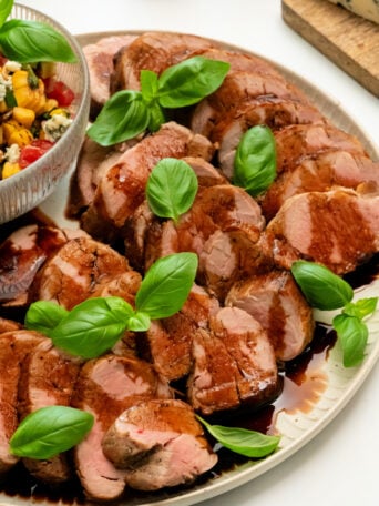 plate of Bruschetta Pork