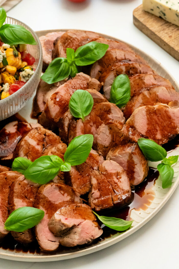 plate of Bruschetta Pork