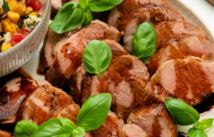 pork with glaze