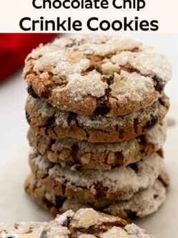 Chocolate Chip Crinkle Cookies