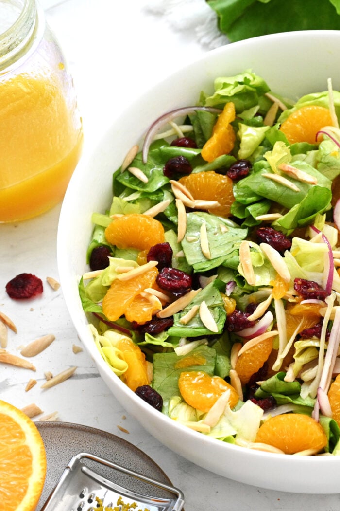 an Orange Juice Salad Dressing