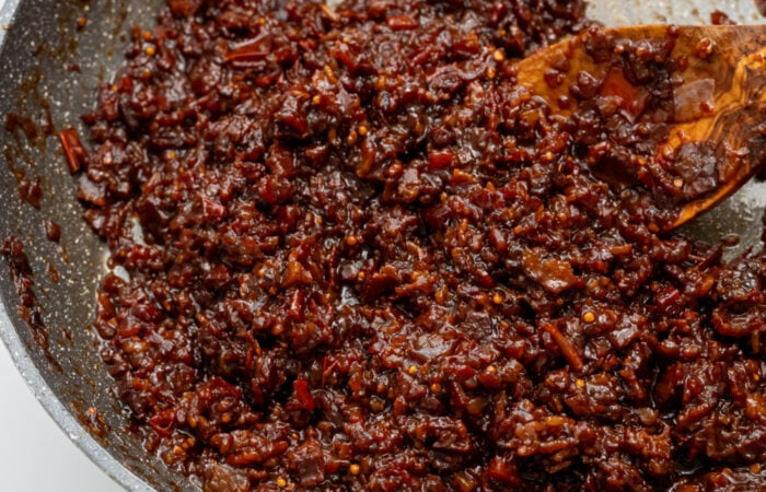 cooked bacon jam