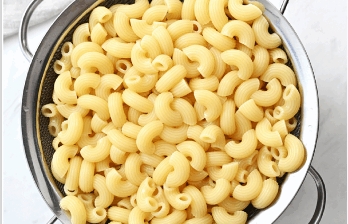 cooking elbow macaroni