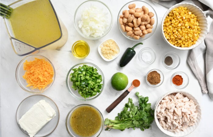 ingredients to make White Chicken Chili Recipe