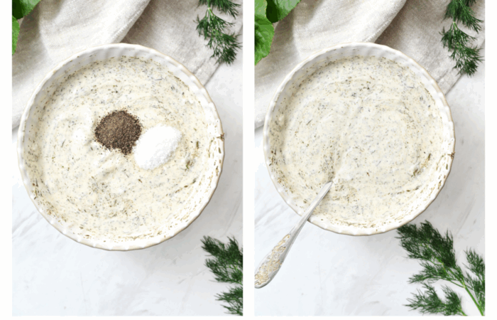 making dill dressing