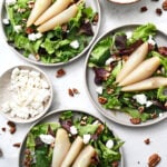 Poached Pear Salads