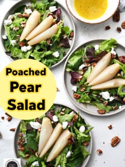 Poached Pear Salad