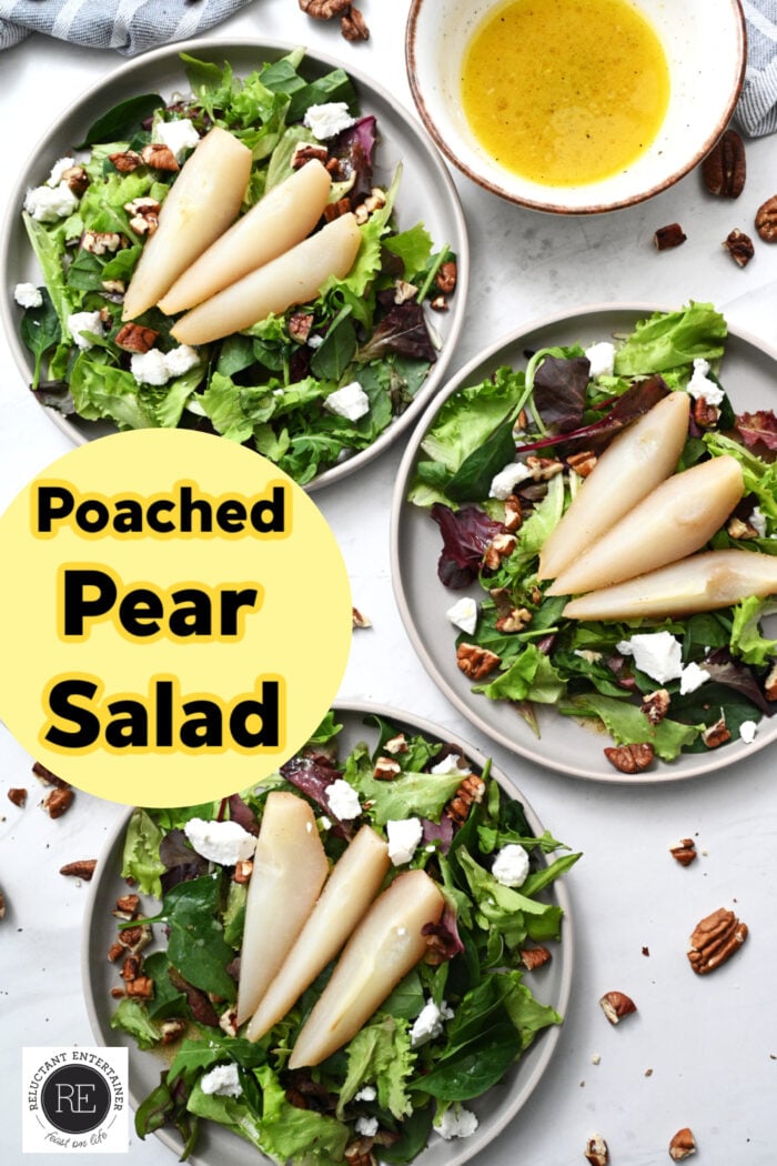 Poached Pear Salad
