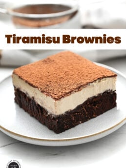 Tiramisu Brownies