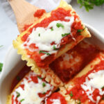 a veggie lasagna roll
