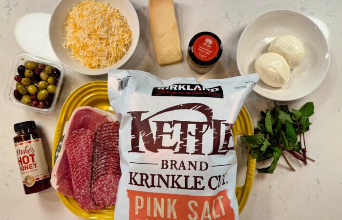 ingredients to make Italian Nachos
