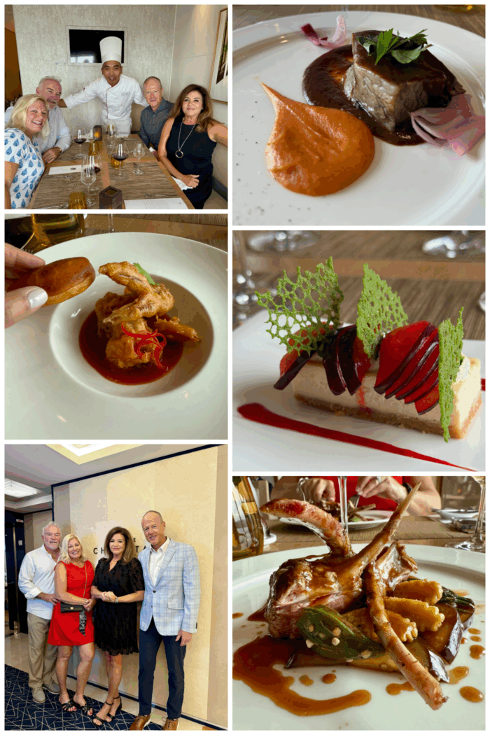 eating at The Chef's Table
