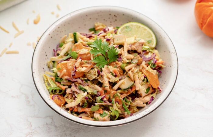 serving of Asian chicken salad