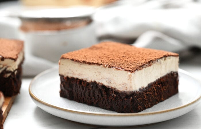 brownie with Tiramisu