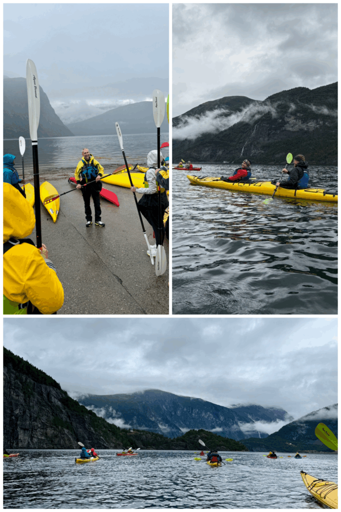 kayaking in Norway