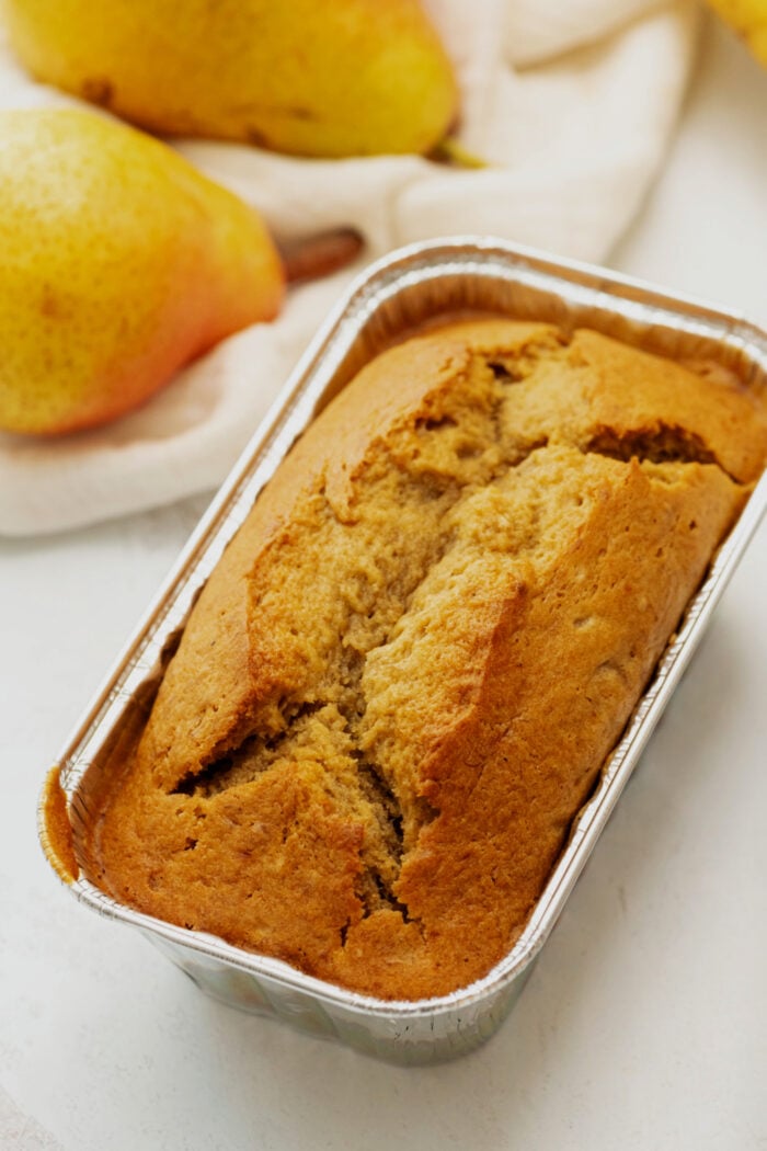 banana and pear bread