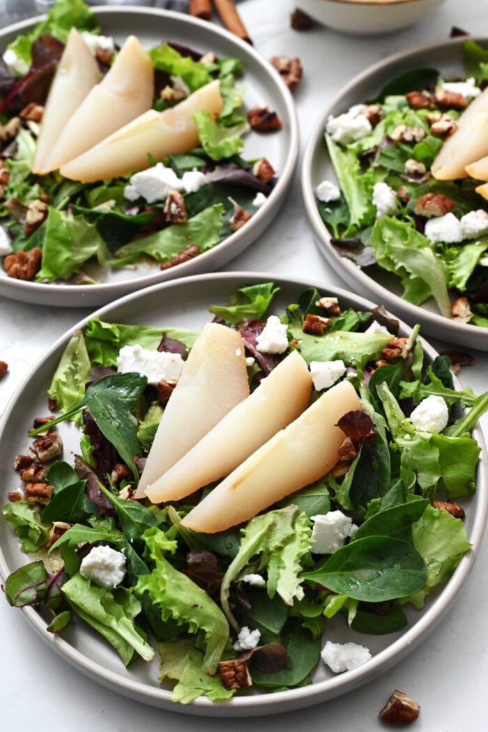 3 pear salads