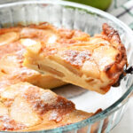 serving of French Apple Flan