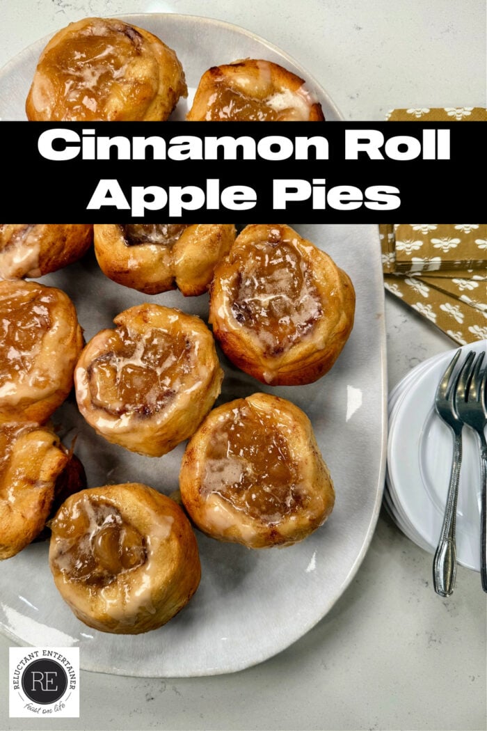 Cinnamon Roll Apple Pies