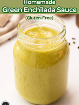 Green enchilada sauce (Gluten-Free)