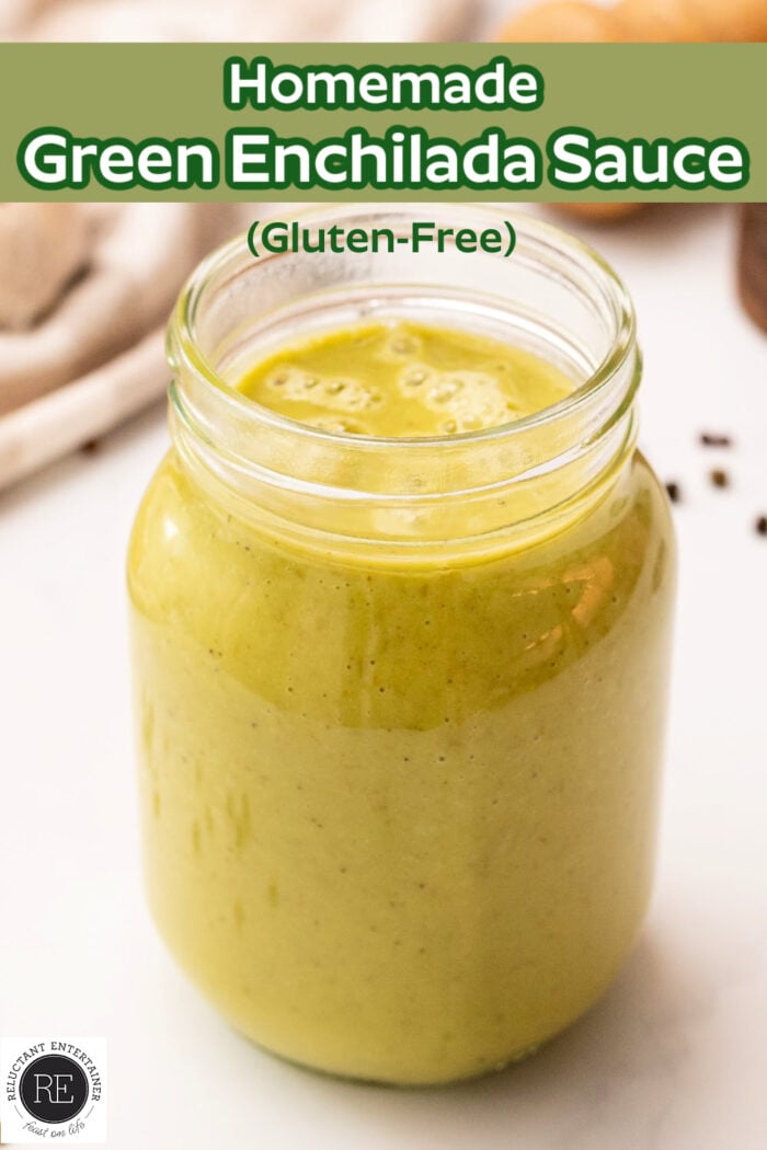 Green enchilada sauce (Gluten-Free)