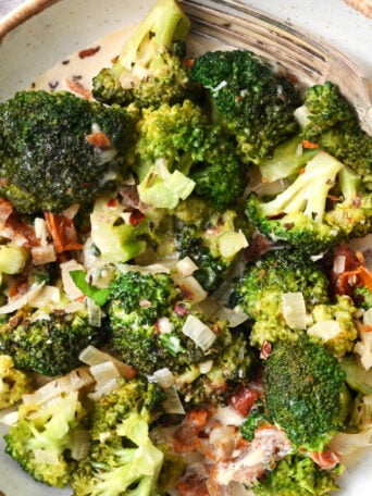 a bowlful of Marry Me Broccoli