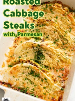 Cabbage Steaks with Parmesan