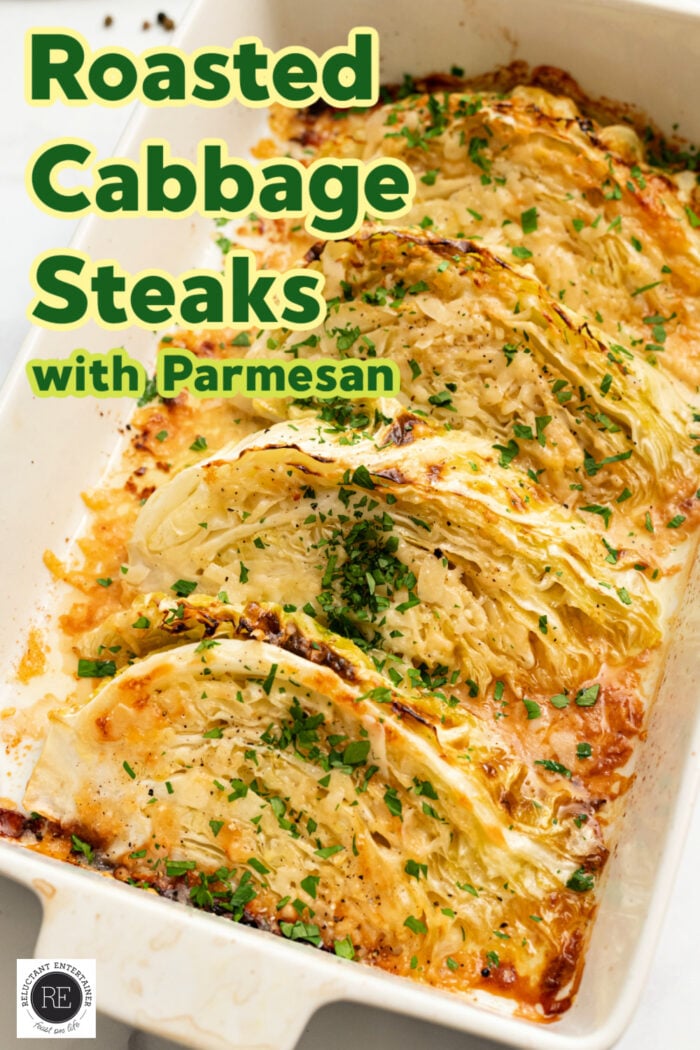 Cabbage Steaks with Parmesan