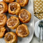 platter of Cinnamon Roll Pies