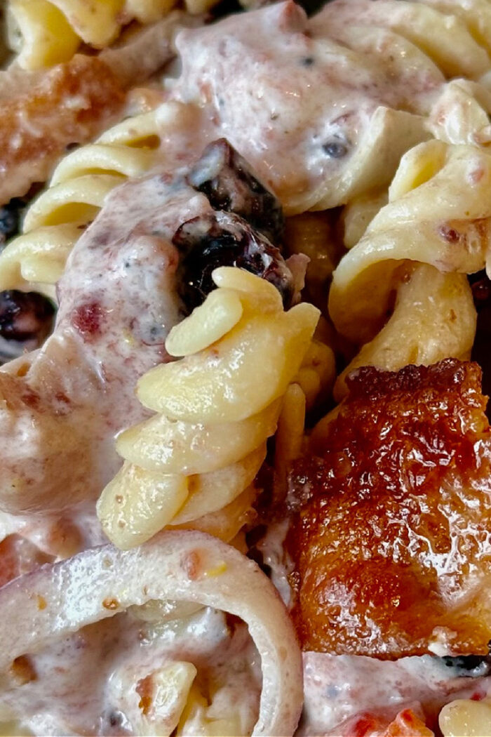 pasta salad with bacon