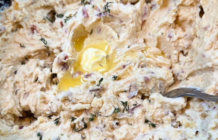 buttery Smashed Potatoes