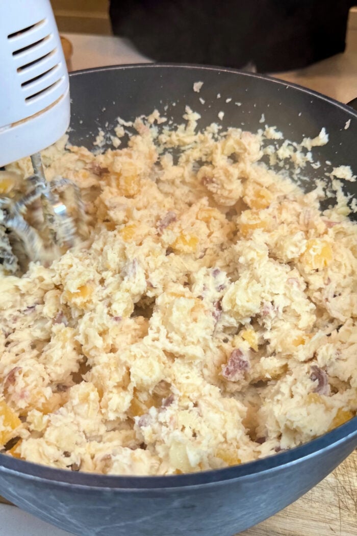 using a mixer for Mashed Potatoes (with Parsnips and Rutabaga)
