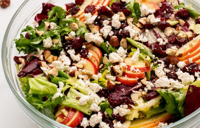 gorgeous winter green salad