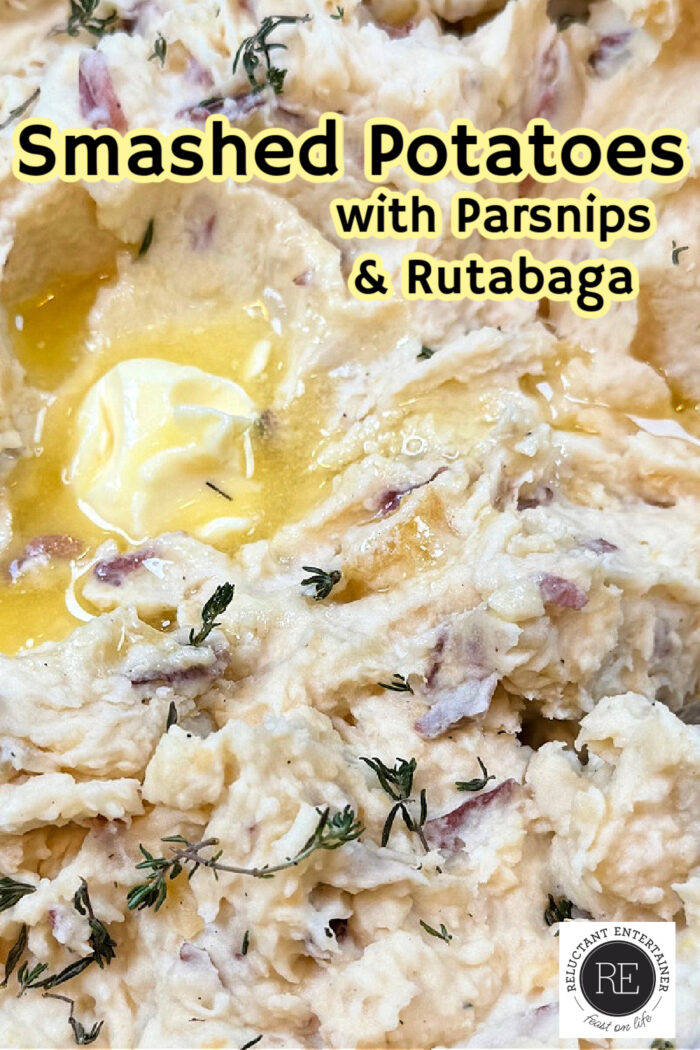 Smashed Potatoes (with Parsnips and Rutabaga)